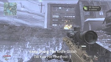 Mw3 Glitches- Outpost On Top Of Map