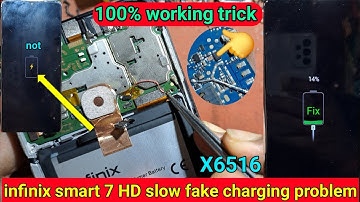 infinix x6516 fake charging problem | infinix smart 7 HD slow charging problem solution