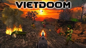 ▶ VIETDOOM gameplay | all weapons & enemies | (Doom mod)
