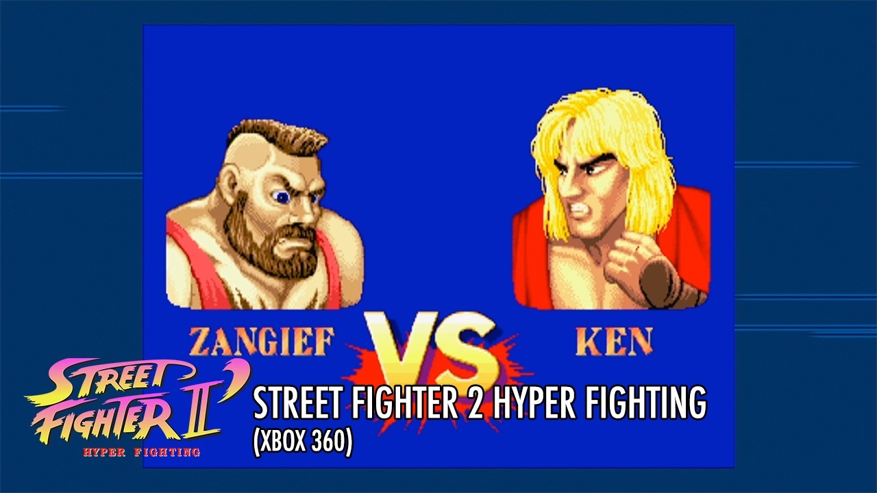 STREET FIGHTER 2 HYPER FIGHTING: ZANGIEF VS KEN (XBOX 360) - YouTube