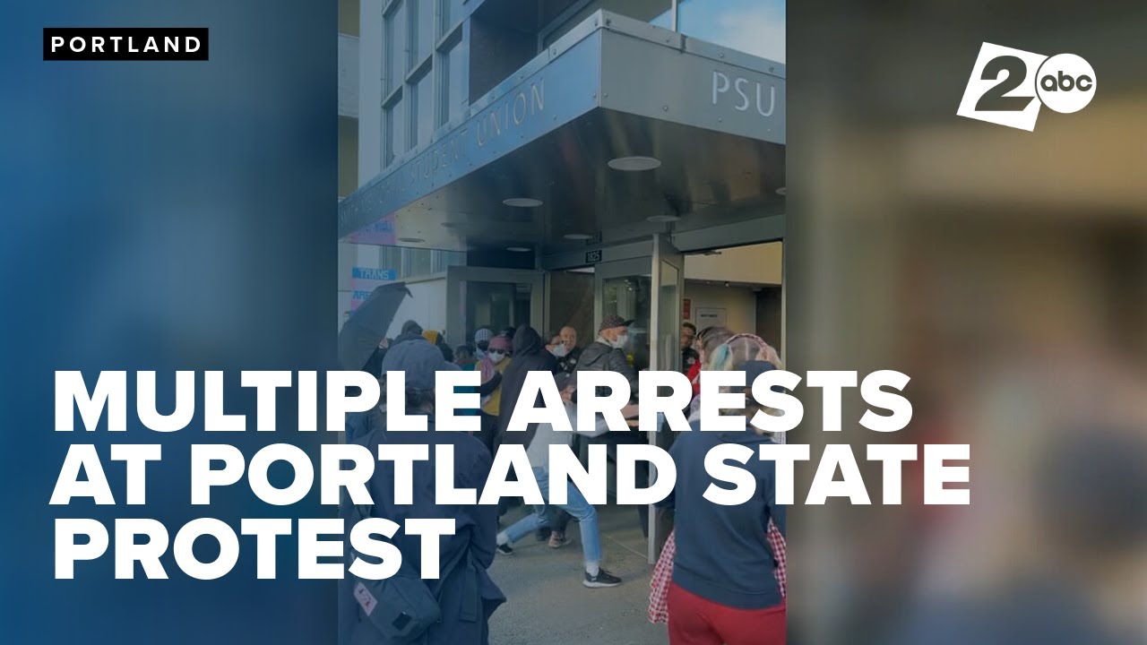 5 arrested at Portland State as students protest conservative activist