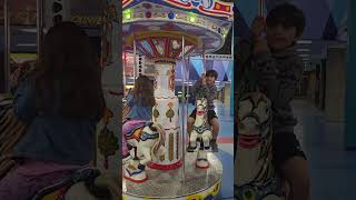 Riding Carousel 🎠 AT #skylontower
