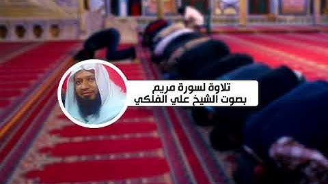 تلاوة لسورة مريم بصوت الشيخ علي الفلكي (19).