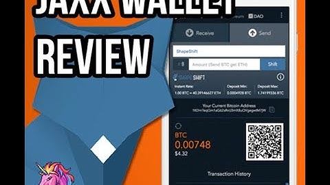 How to Use Jaxx Wallet and Shapeshift Tokens.