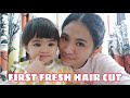 First time cut my 1 year old toddlers hair