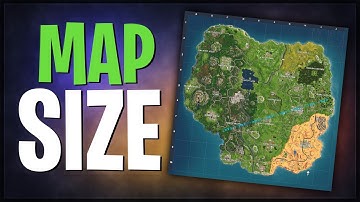 The Actual Size of the Fortnite: Battle Royale Map