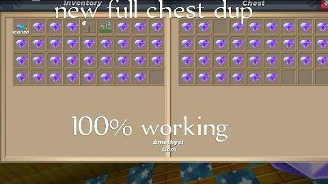 I Found New Full chest Dup In Skyblock | blockman go