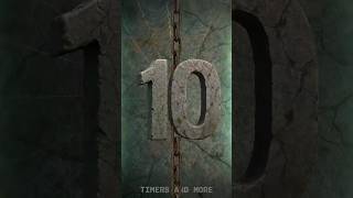 10 Second Halloween Countdown – Tombstone Numbers & Chains 👻⏳