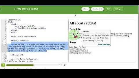 HTML  Text emphasis   Intro to HTML CSS  Making webpages   Computer Programming   Khan Academy