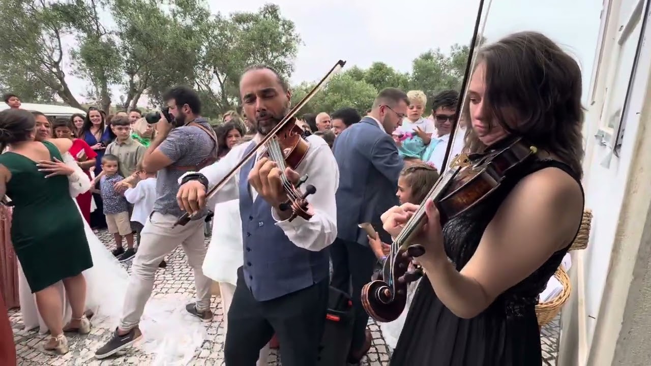 Dueto de violinistas NF produções 