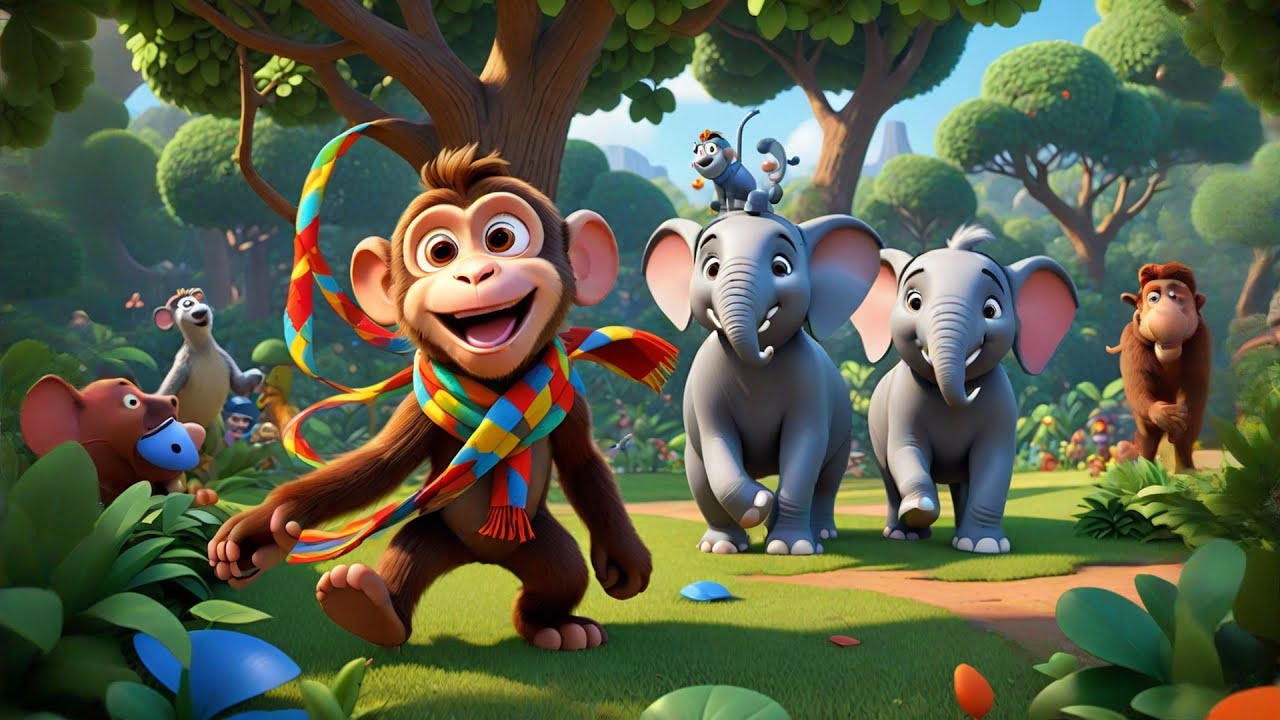 Max Monkey Sings a Song | Fun Animal Rhyme for Kids | Nursery Rhymes and Kids Songs