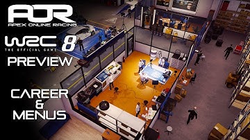 WRC 8 Preview - Career & Menus