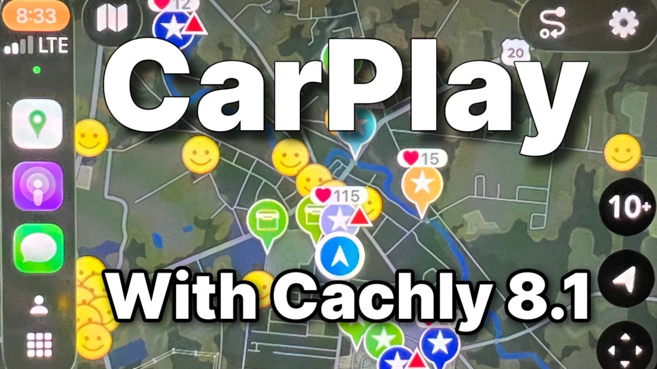 Geocache Talk - CarPlay with Cachly 8.1 📱