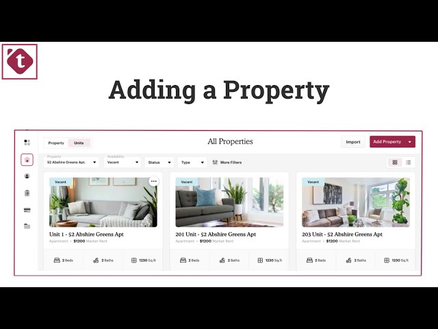 Tenantcube Demo: Adding a Property