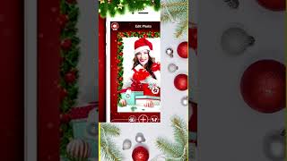🎄Christmas Photo Editor App 🌟 Turn Photo into Beautiful Christmas Photo🎄 Christmas Photo Frames ✨ screenshot 1