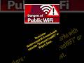 Are you using public free WiFi? #cybersecurity #onlinesafety #cyberawareness #scamalert #safetytips