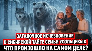 картинка: ЗАГАДОЧНОЕ ИСЧЕЗНОВЕНИЕ В СИБИРСКОЙ ТАЙГЕ СЕМЬИ УСОЛЬЦЕВЫХ | ЧТО ЖЕ НА САМОМ ДЕЛЕ ПРОИЗОШЛО?