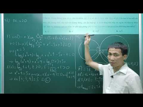 Giải Đề Toán Thi Thử TN THPT – Trường THPT Cổ Loa – Hà Nội – Ngày Thi: 15 / 6 / 2022 – Câu 42; 49 #HOT