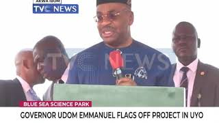 Governor Emmanuel flags off Ibom Blue Sea Science and industrial Park screenshot 3