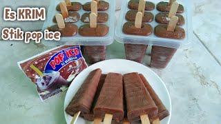 Resep es krim stik pop ice murah meriah dan enak