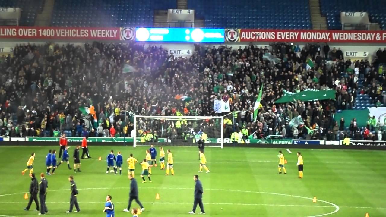 Rangers v Celtic U17's Glasgow Cup Final Scum Setting of Flares