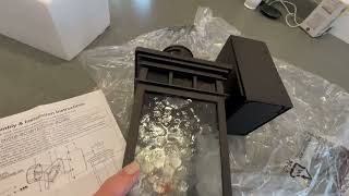 Dusk To Dawn Porch Lights With Gfci Outlet, Motion Sensor Outdoor Light Fixture Wall Lantern Review