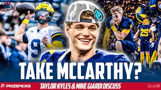 Should the Patriots DRAFT JJ McCarthy? - Mike Giardi Shares Intel on Michigan QB