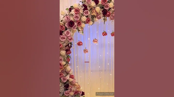 #wedding #decoration #flowers #backdrop #stage #shorts #short #youtubeshorts #trendingshorts