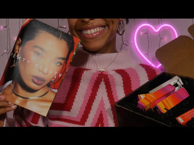 ASMR | FENTY BEAUTY HAUL [ lipgloss application ] 💕🫶