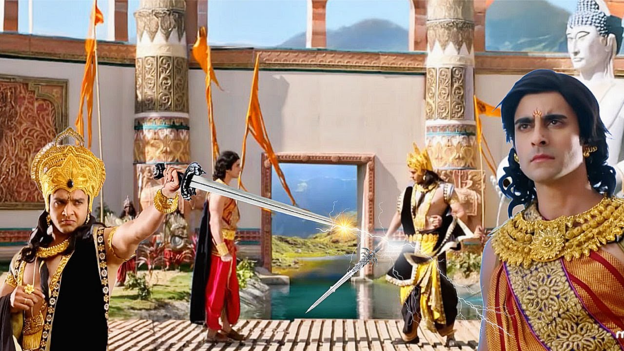 शिशुपाल ने कर्ण पर उठा कर तलवार , पार की सारी सीमाएँ ! || Suryaputra Karn ||