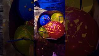 Dropping a brick on balloons #satisfying #experiment #satisfyingvideo #shorts 