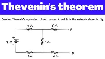 Thevenin Equivalent Circuit Solved Example | Electric Circuits | Network Analysis | Network Theory