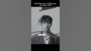 behind the scenes of Taehyung