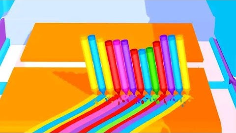 Pencil Rush MAX LEVEL 🌈🥳 Gameplay All Levels Walkthrough iOS, Android New Game