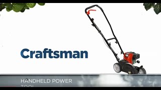 Get Perfectly-Manicured Edges with the Craftsman 29cc 4-Cycle 9" Wheeled Gas Edger: Features