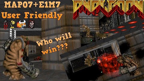Amalgoom - MAP07+E1M7 -﻿ User Friendly by ﻿Kas﻿﻿gen - Bunch of really cool stuff happened this run!