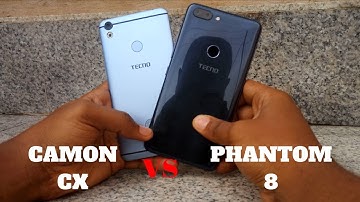 TECNO Phantom 8 vs Camon CX: Camera Review and Comparison