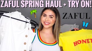 ZAFUL SPRING TRY ON HAUL! (affordable \& trendy) *spring break 2019*