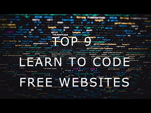 TOP 9 LEARN TO CODE FREE WEBSITES !