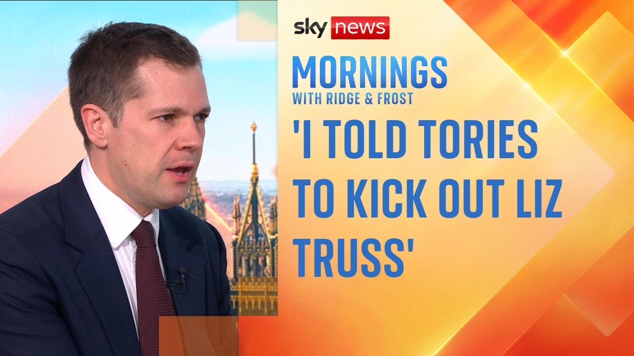 Jenrick: I told Kemi to kick out Truss over mini-budget disaster