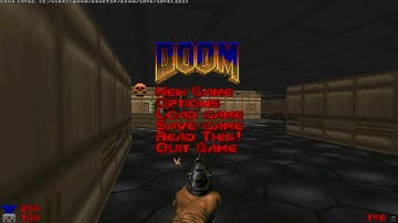 The Ultimate Doom [E1M1] (walkthrough no commentary)