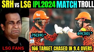 SRH VS LSG MATCH TROLL 🔥🤯 || HEAD || ABHISHEK || BADONI || POORAN || IPL TROLLS