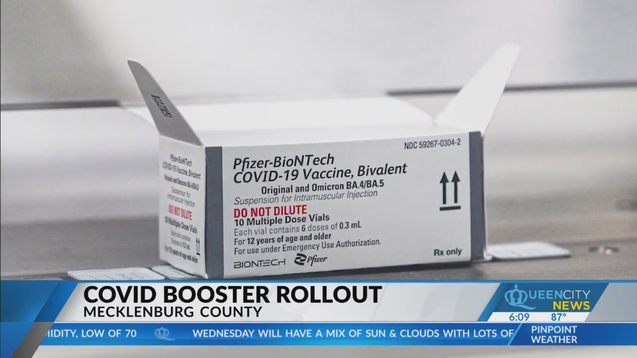 New COVID booster shots available tomorrow around Charlotte - YouTube
