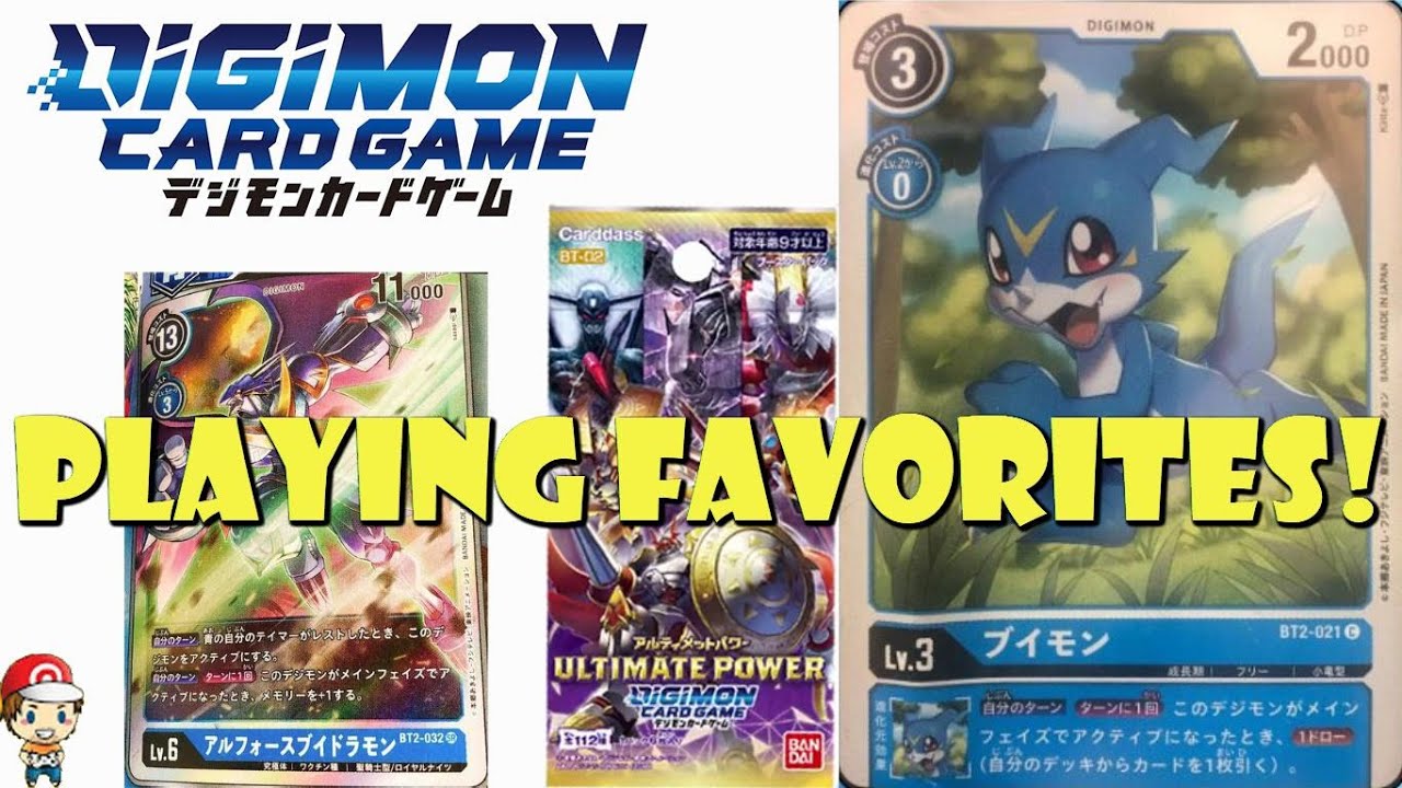 1st Ever Veemon Looks Awesome! Digimon TCG is Playing Favorites! (Ultimate  Power)