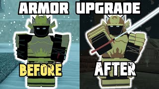 How To Upgrade The New Samurai Phoenix Armor Blood Samurai 2 Youtube - samurai outfit roblox