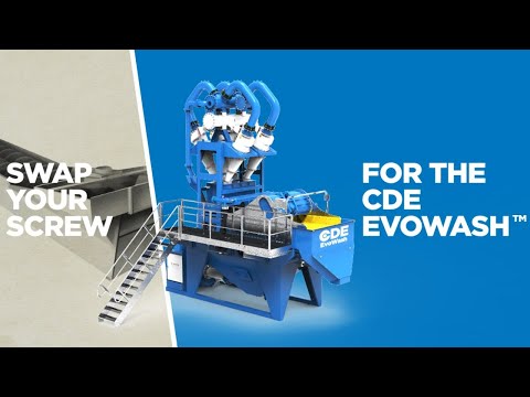 Swap Your Sand Screw Today For The CDE EvoWash