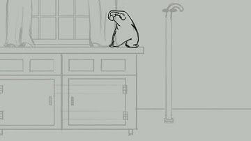 2D animation- Flour Sack fall + pantomime