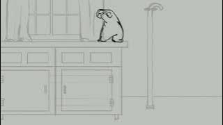2D animation- Flour Sack fall   pantomime