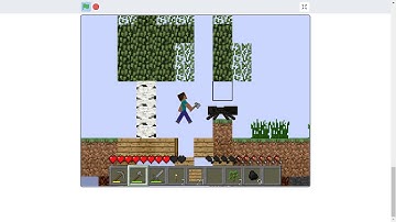 Scratch Paper Minecraft 2D Survival Longplay (v11.5) Part 1 Base and Mineshaft