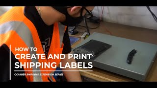Courier Shipping: Create and Print Shipping Labels screenshot 1